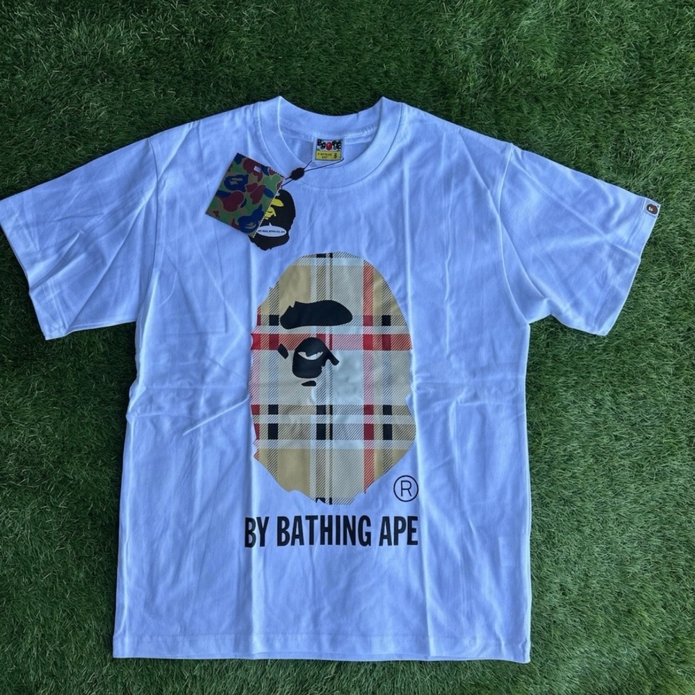 Bape White Graphic Tee
